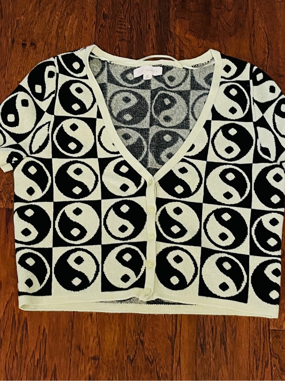 LA Hearts Cropped Cardigan Size M